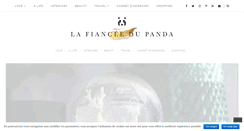 Desktop Screenshot of lafianceedupanda.com